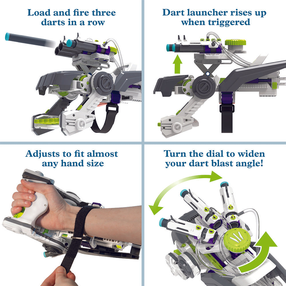 Ultra Bionic Blaster - High-Powered Foam Dart Blaster Toy for Kids & Adults - Perfect for Outdoor Play, Nerf Battles & Backyard Games