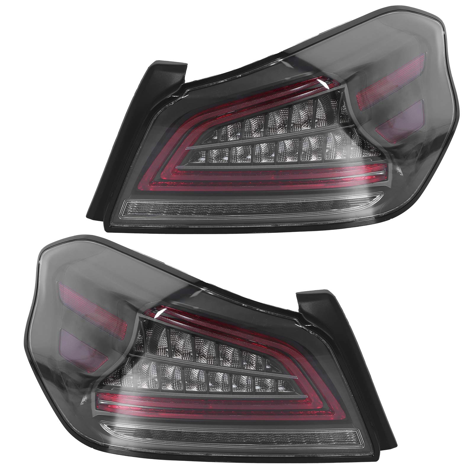 Premium LED Tail Lights Assembly - Vland Full LED Tail Lights with Reverse & Turn Signal Lamps for Subaru WRX 2015-2020 & WRX STI 2015-2020 | High-Performance Car Lighting Upgrade for Night Driving & Enhanced Safety