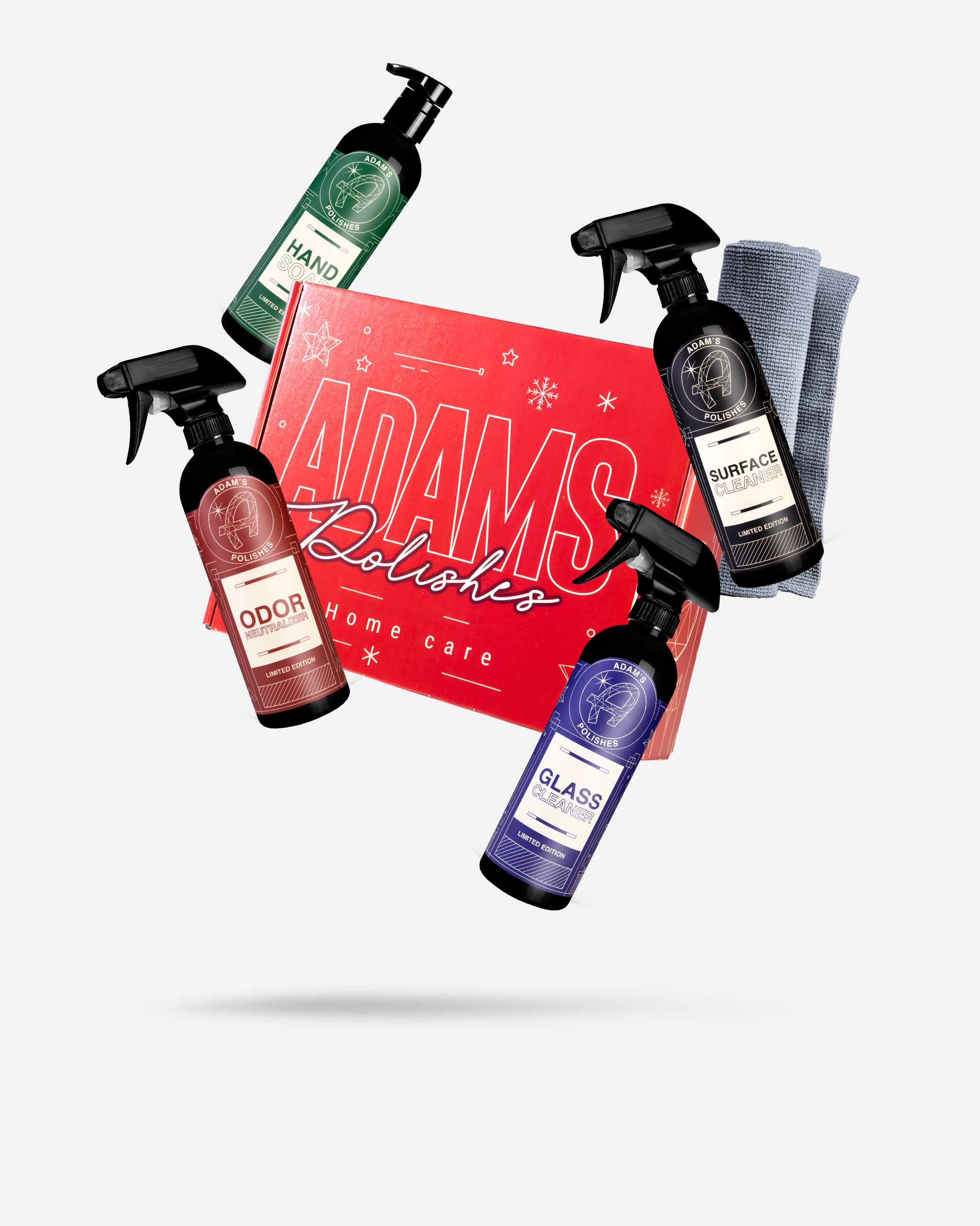 Adam's Holiday Home Care Box Kit 2022 - Premium Home Cleaning & Maintenance Essentials for Christmas, Thanksgiving & Winter Season | Perfect for Gifts, Housewarming & Seasonal Home Care