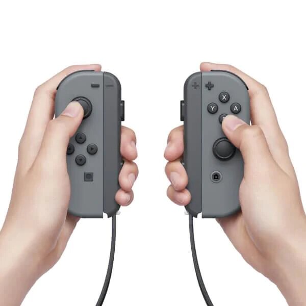 Original Nintendo Switch Joy-Con (L/R) Wireless Controllers - Gray - Compatible with Switch & Switch OLED - Perfect for Multiplayer Gaming & Motion Controls