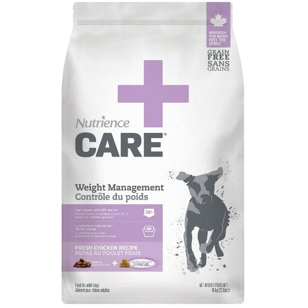 Nutrience Care+ Weight Management Dry Dog Food - High Protein, Low Fat Formula for Healthy Weight Loss - Perfect for Overweight or Less Active Dogs