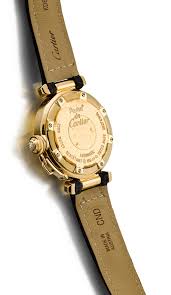 Cartier Pasha Grille 18K Yellow Gold Diamond Ladies Watch - Luxury Women's Timepiece for Formal Events & Special Occasions