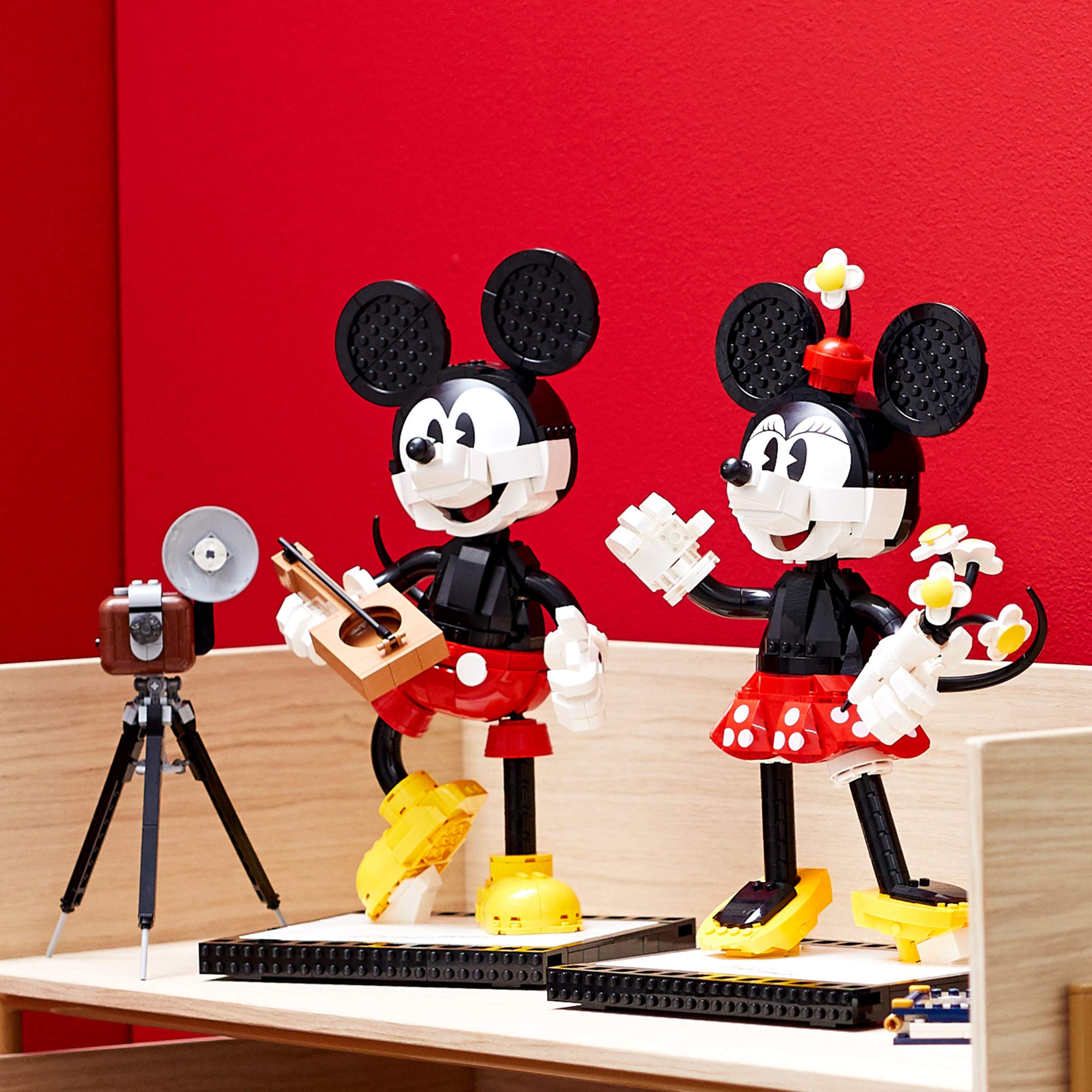 **LEGO Disney Mickey Mouse & Minnie Mouse Buildable Characters Set (43179) – Classic Collectible Adult Building Kit with 1,739 Pieces, Multicolor – Perfect for Disney Fans, Home Display & Gift Giving**
