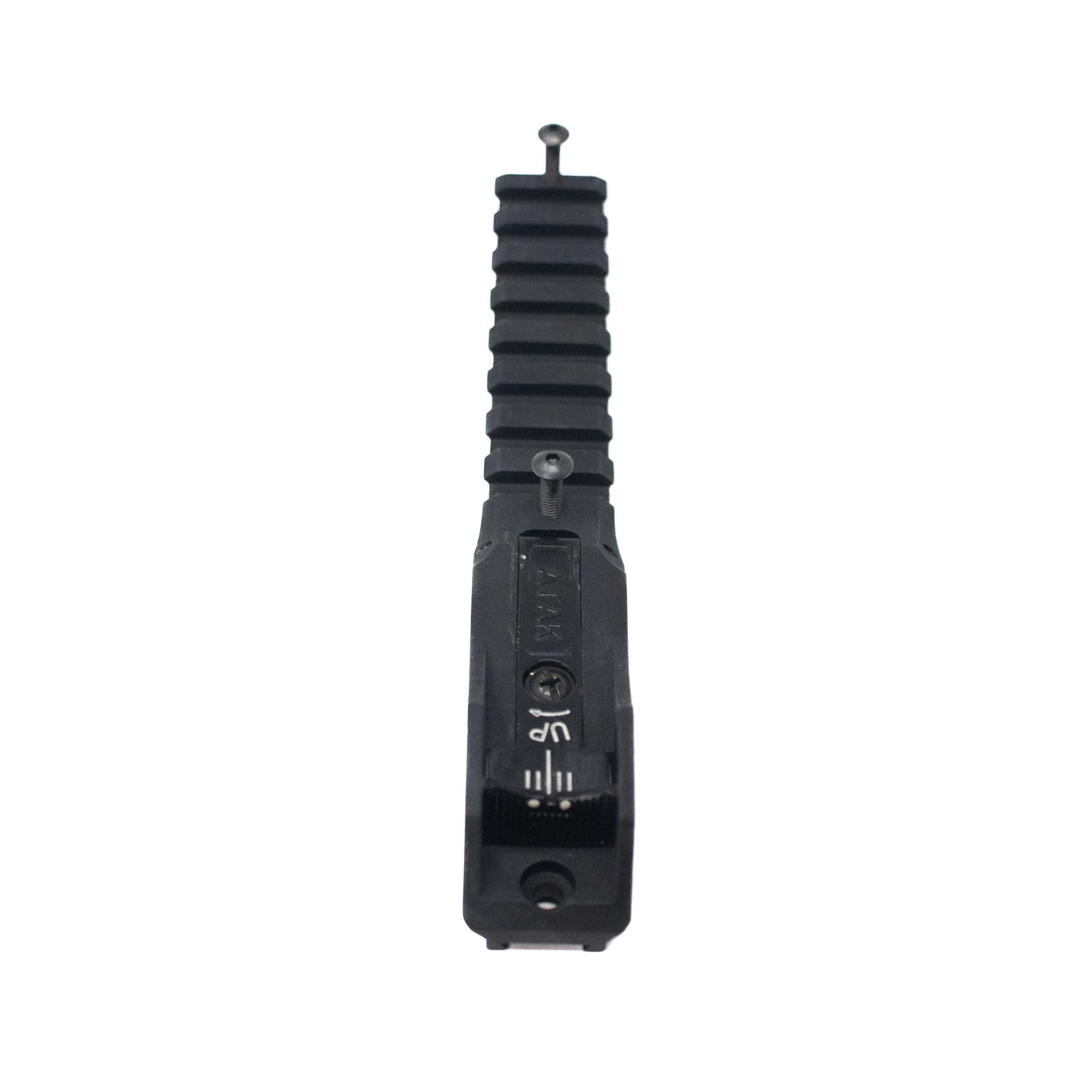 White Dot Adjustable Sight Assembly with Picatinny Rail for Long Guns & Shotguns - Perfect for Hunting, Tactical Shooting & Range Practice