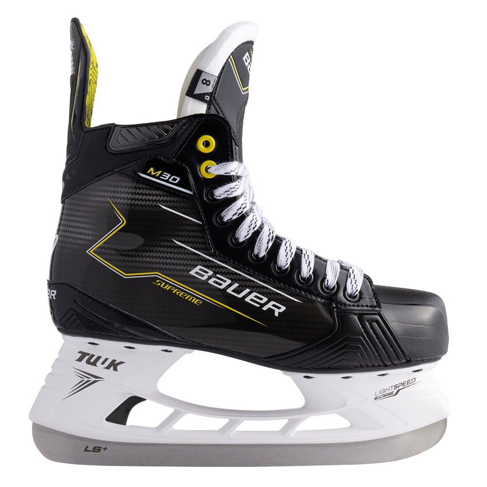 Bauer Supreme M30 Senior Ice Hockey Skates - Professional Performance Skates for Men - Perfect for Competitive Games & Ice Rink Training