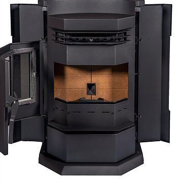 ComfortBilt HP22N High-Efficiency Pellet Stove in Black - Perfect for Home Heating & Cozy Winter Nights