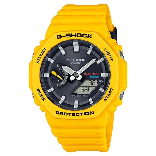 Casio G-Shock GA-B2100C-9A Solar-Powered Bluetooth Watch for Men - Rugged Digital Sports Watch for Outdoor, Hiking & Adventure Activities