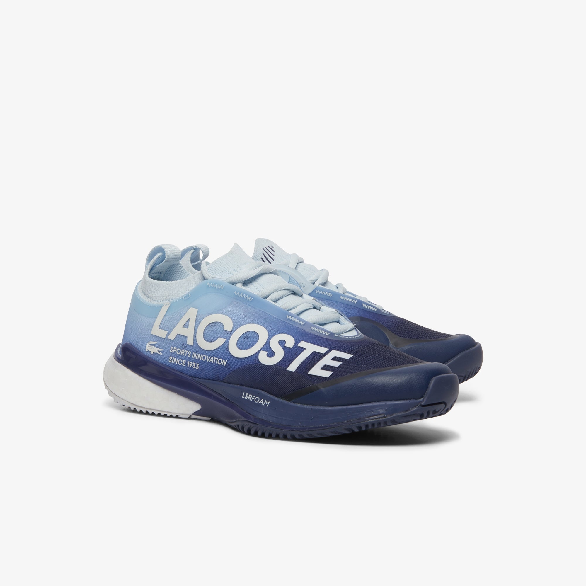Lacoste Women's AG LT25 Lightweight Tennis Shoes in Blue - Comfortable & Stylish Sneakers for Women, Perfect for Casual Wear, Sports & Everyday Activities