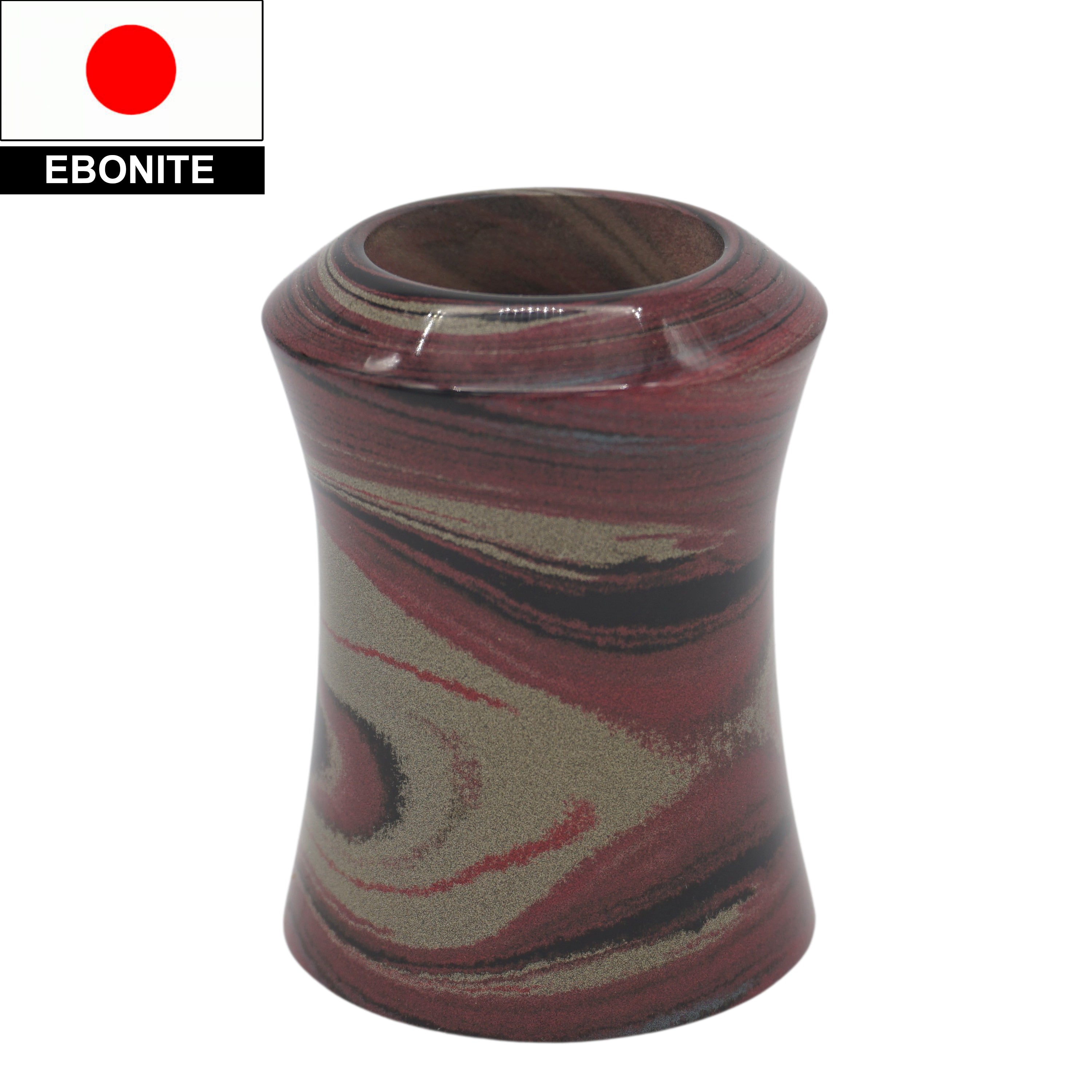 Premium Mars Ebonite Handcrafted Shaving Brush Handle - Fits 24mm & 26mm Knots - Perfect for Wet Shaving & Traditional Grooming Rituals