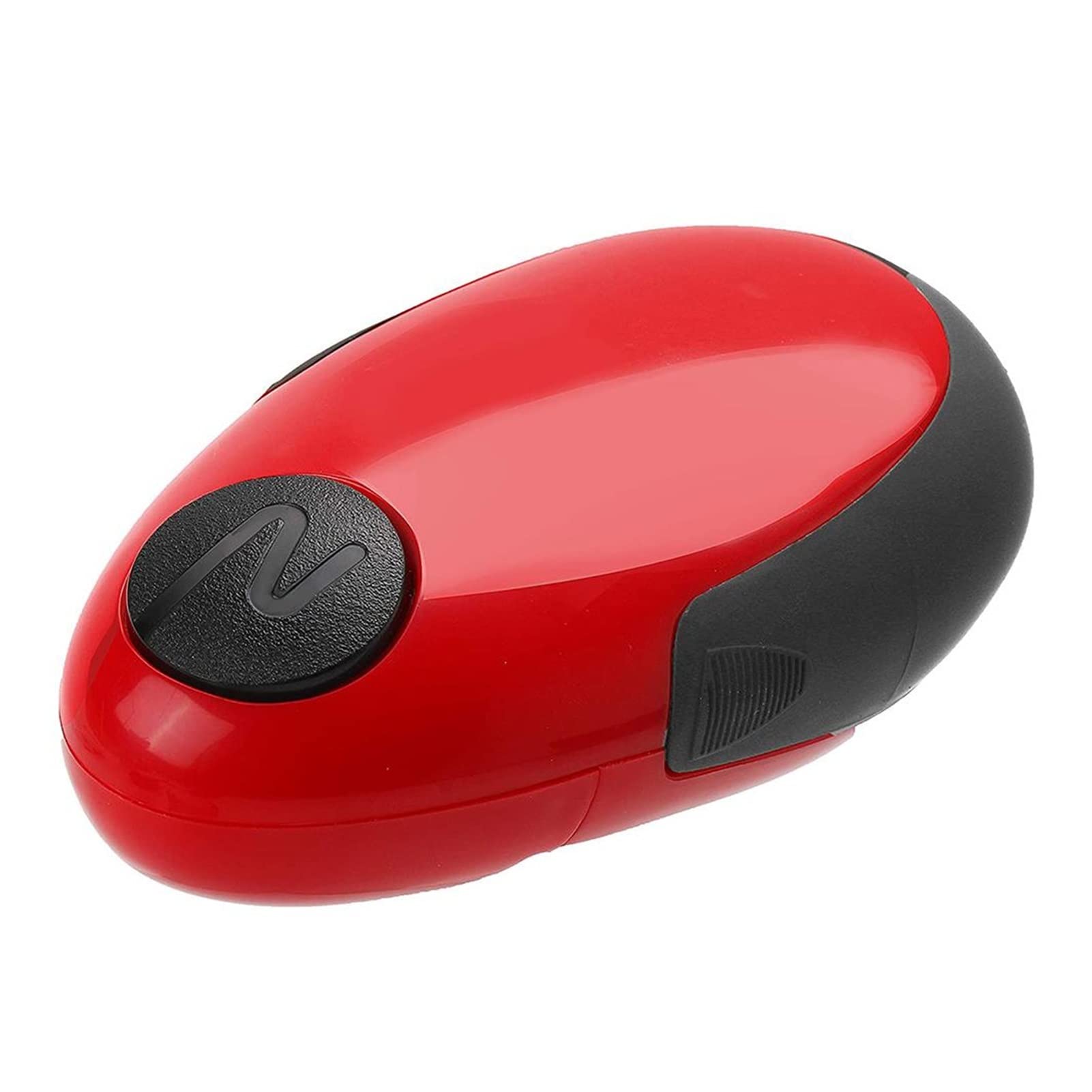 Electric Can Opener - Battery Operated, Handheld Kitchen & Restaurant Can Opener - Red - Perfect for Camping, Picnics & Emergency Food Prep