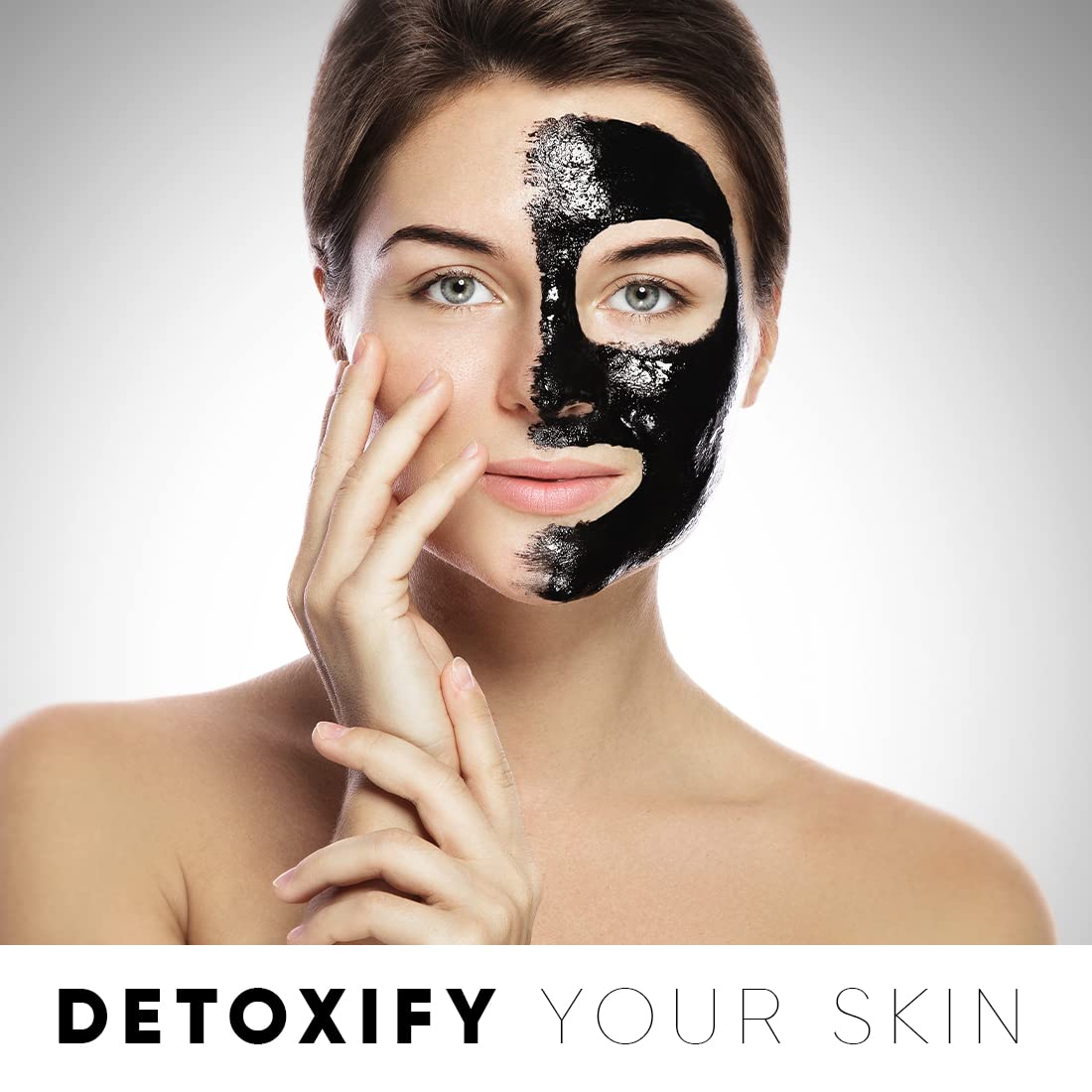 UrbanBotanics Activated Charcoal Peel Off Mask - Deep Pore Cleanser for Men & Women | Vitamin E Enriched for Blackhead & Whitehead Removal | Paraben & Sulfate Free (100g) | Perfect for Weekly Detox & Glowing Skin Routine