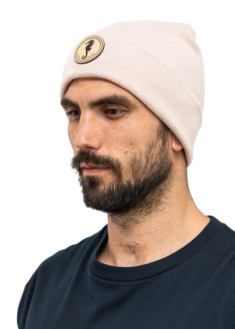 Adreno Seahorse Embroidered Beanie Hat for Men & Women - Stylish Winter Knit Cap for Outdoor Activities, Sports & Casual Wear