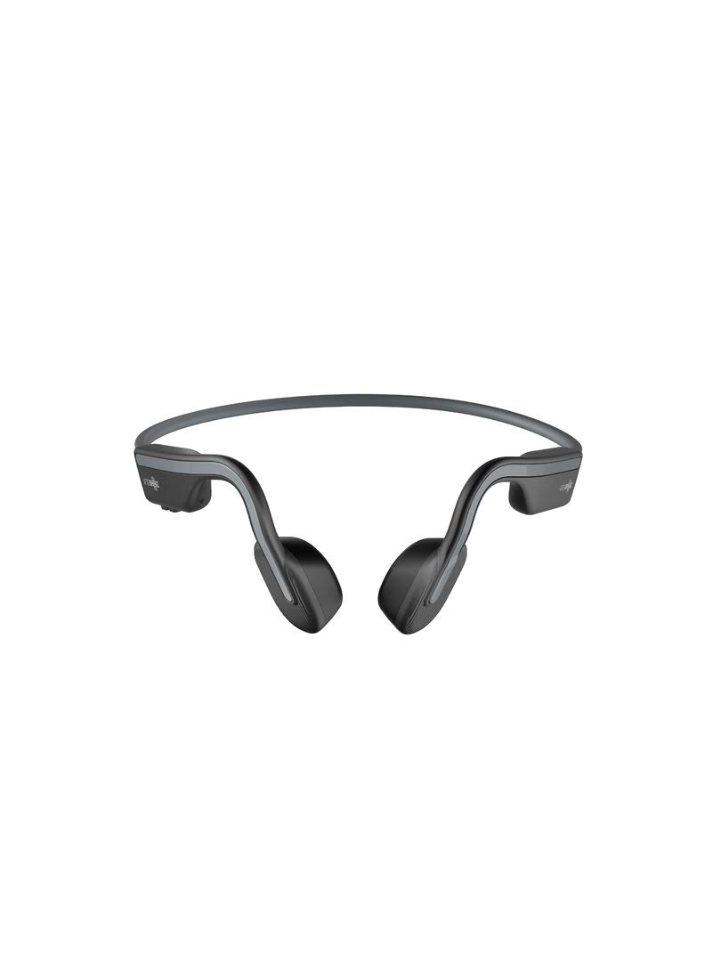 AfterShokz OpenMove Bone Conduction Headphones - Wireless Bluetooth Sport Headset (Slate Grey) for Running, Cycling & Outdoor Activities | Japan Genuine Version | Fast Shipping from Japan