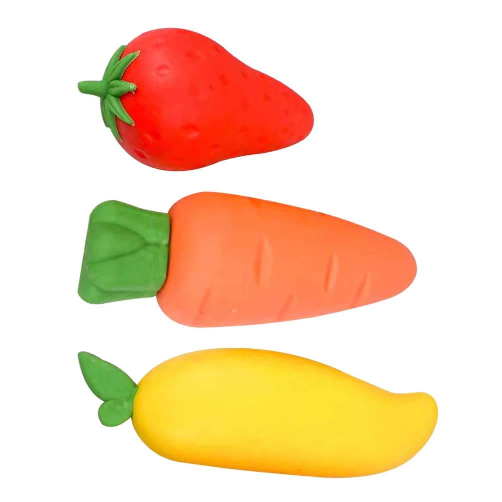 Operitacx 3-Pack Bulk Erasers for School Supplies - Non-Toxic TPE 3D Cartoon Pencil Erasers for Kids, Students & Toddlers - Perfect for Classroom, Homework & Art Projects