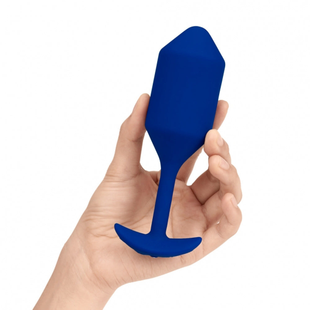 B Vibe Vibrating Weighted Snug Plug 4 - Premium Anal Plug for Enhanced Pleasure & Comfort | Perfect for Solo Play & Couples Intimacy