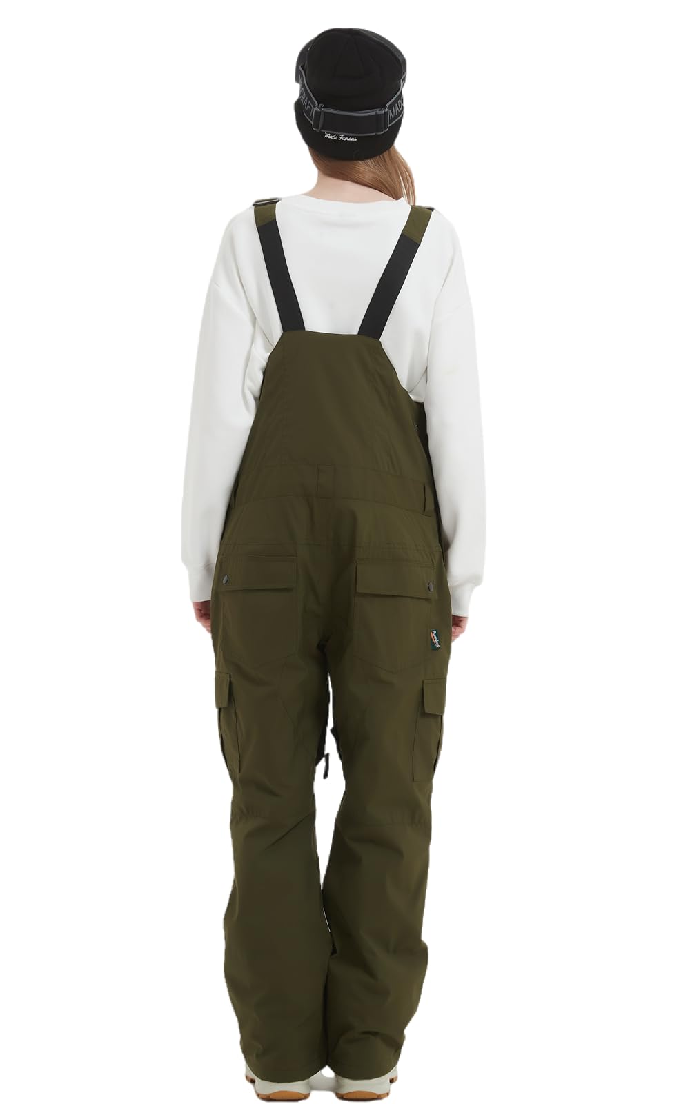 **Men's & Women's Snow Bib Overalls - Adjustable Waterproof Ski Pants with Windproof & Insulated Warmth for Winter Sports & Outdoor Activities**