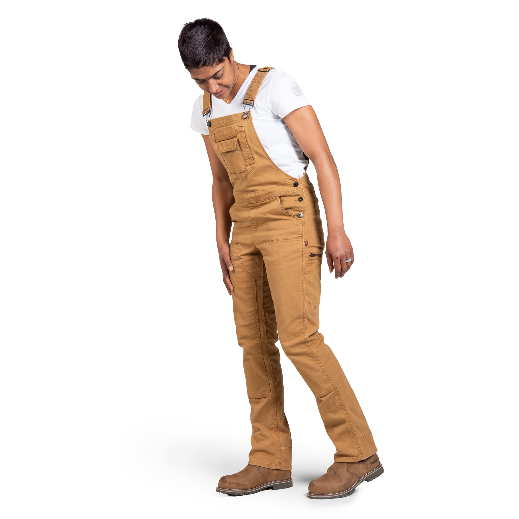 Dovetail Workwear Freshley Overalls for Women - 13 Pockets Durable Utility Overalls - Perfect for Construction, Farming & Outdoor Work