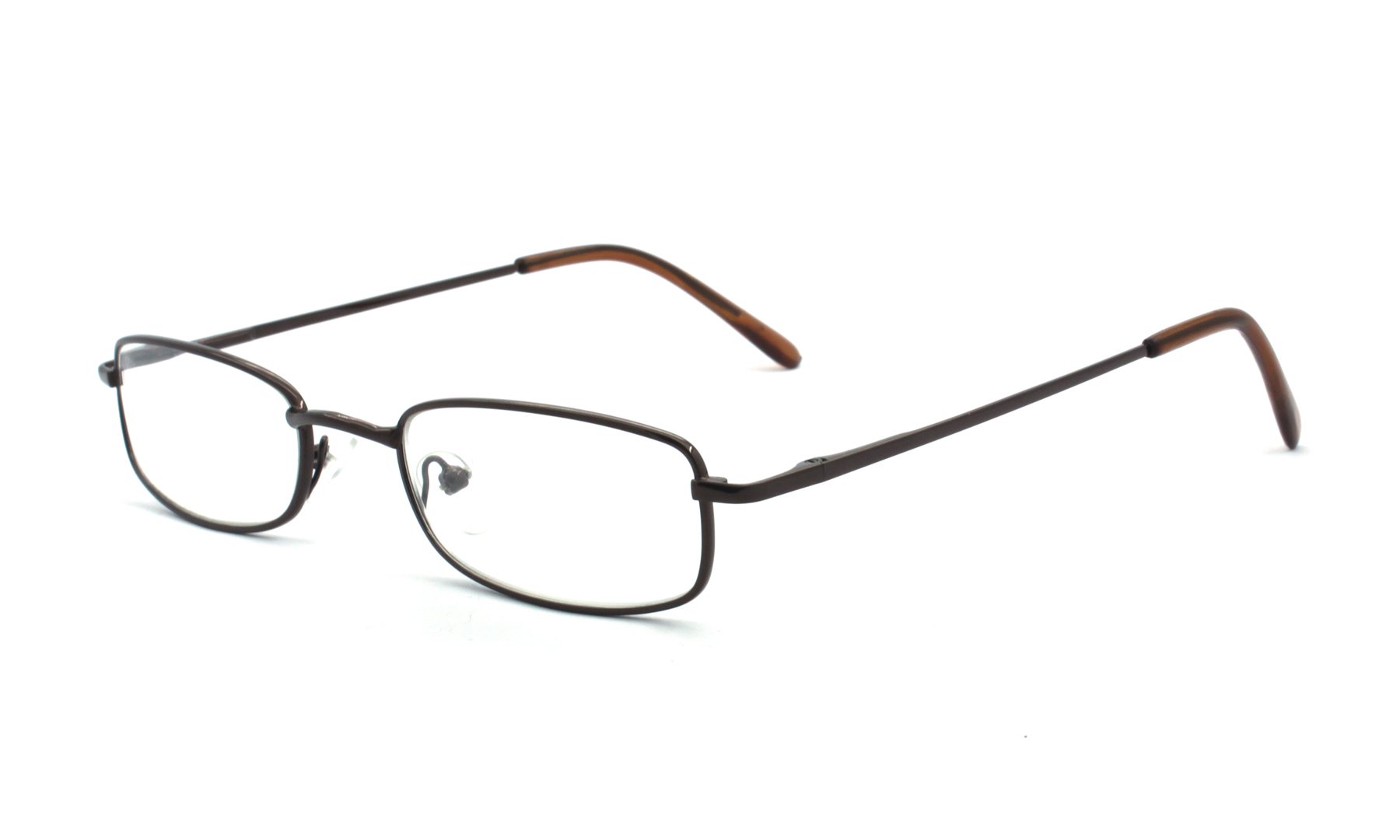 Classic Rectangular Metal Reading Glasses for Men & Women - Multi-Colored Frames for Reading, Computer Use & Fashion Accessories