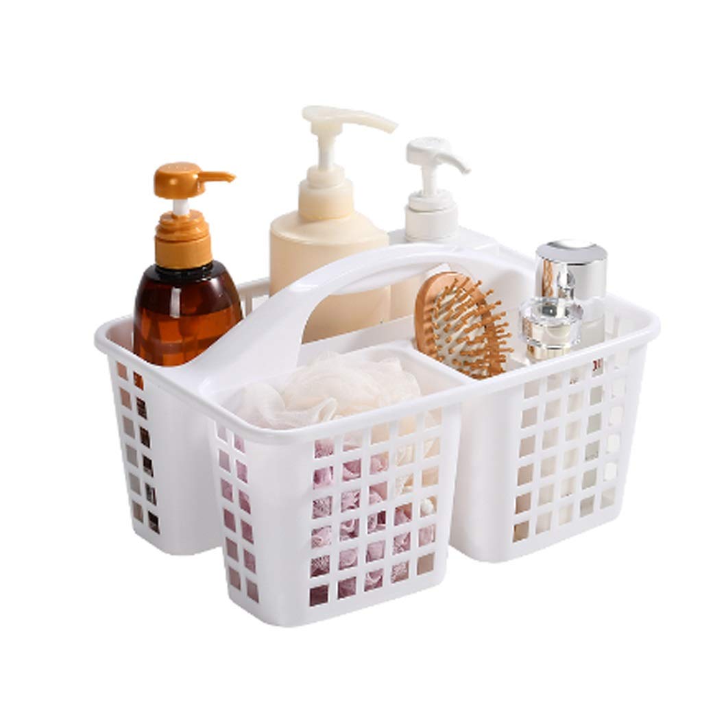 RENSLAT Portable Bath Basket - Large Capacity Storage Organizer for Bathroom, Kitchen, Cosmetics & Snacks | Perfect for Shower Caddy, Countertop Organization & Home Decor