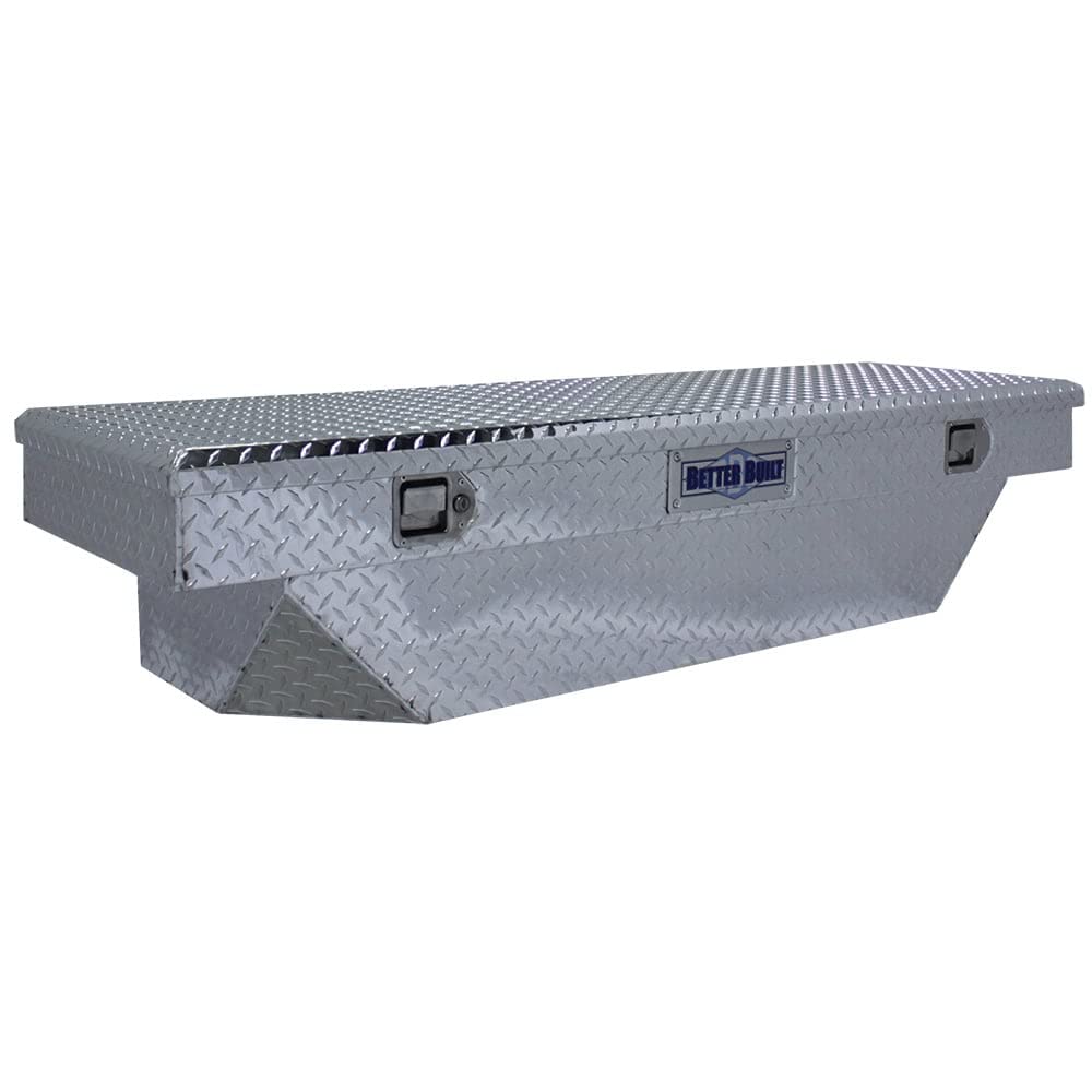 Better Built 73012110 Heavy Duty Truck Tool Box - Durable Aluminum Storage for Pickup Trucks | Perfect for Construction, Farming & Outdoor Work Gear Organization