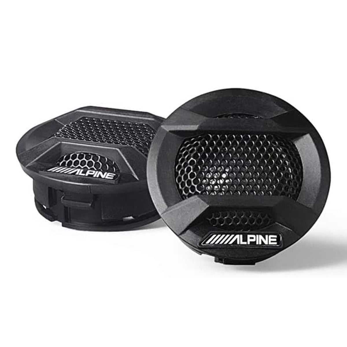 Alpine SPV 10TW WRA 1 Component Tweeters for 2007-2023 Jeep Wrangler & Gladiator - High Performance Car Audio Upgrade for Clear Sound | Perfect for Off-Road Adventures & Daily Commuting