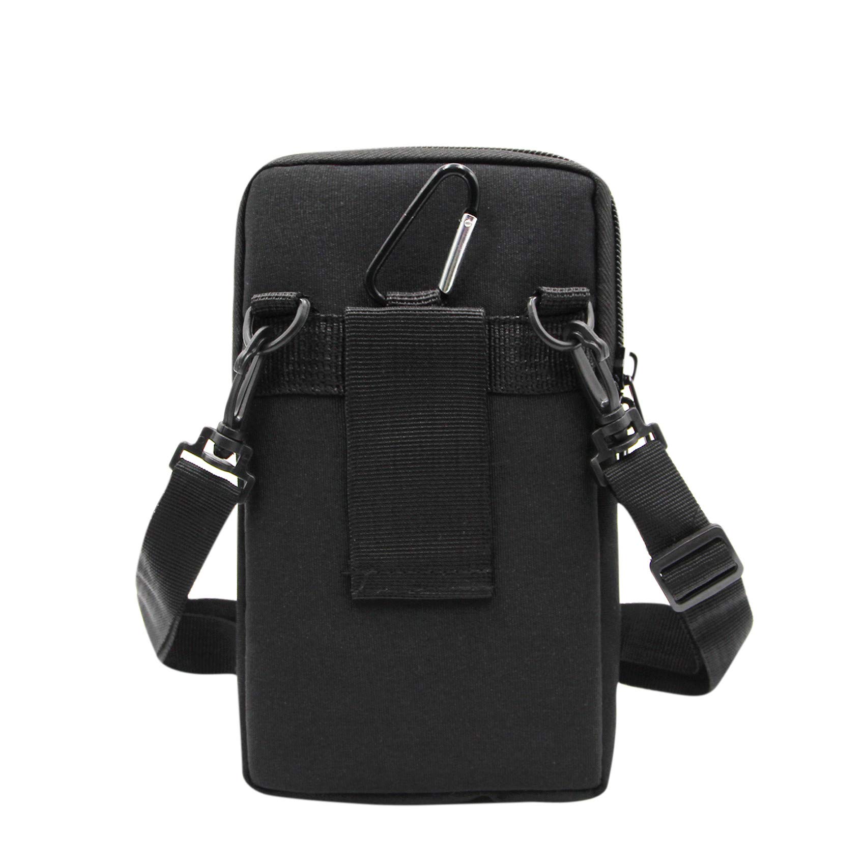 Waterproof 3-Layer Cell Phone Pouch - Crossbody Belt Bag with Oxford Fabric for Men & Women | Perfect for Hiking, Travel & Outdoor Activities