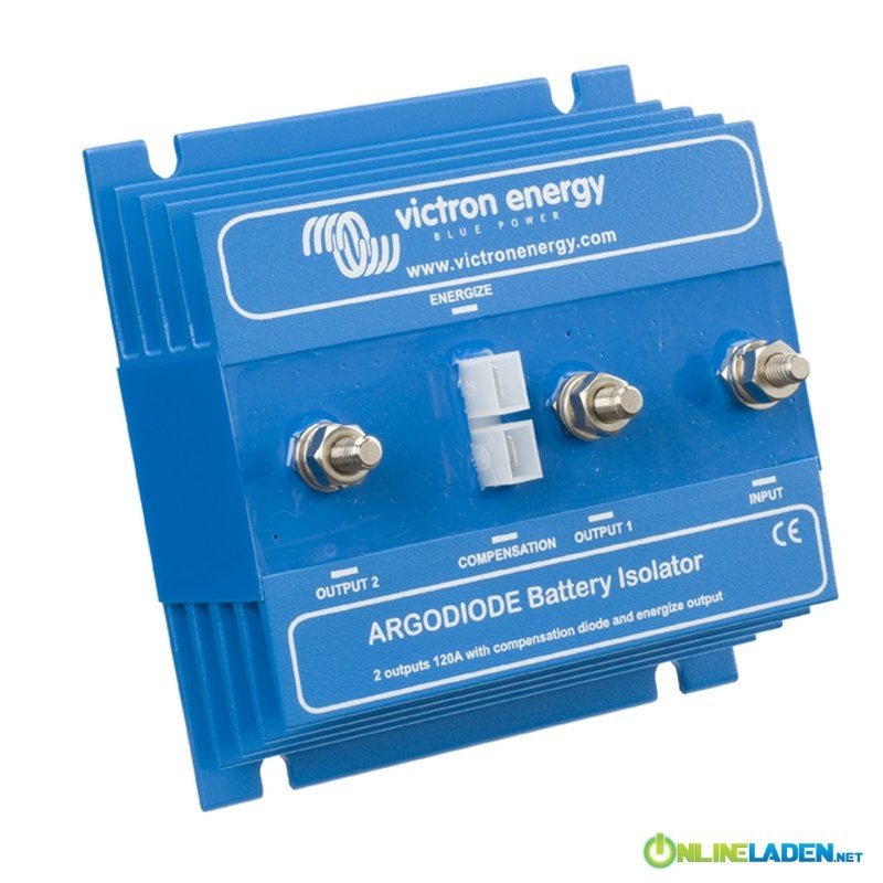 Victron Energy Argodiode 100 3AC 100A Battery Isolator for 3 Batteries - Marine, RV & Off-Grid Solar Power Systems