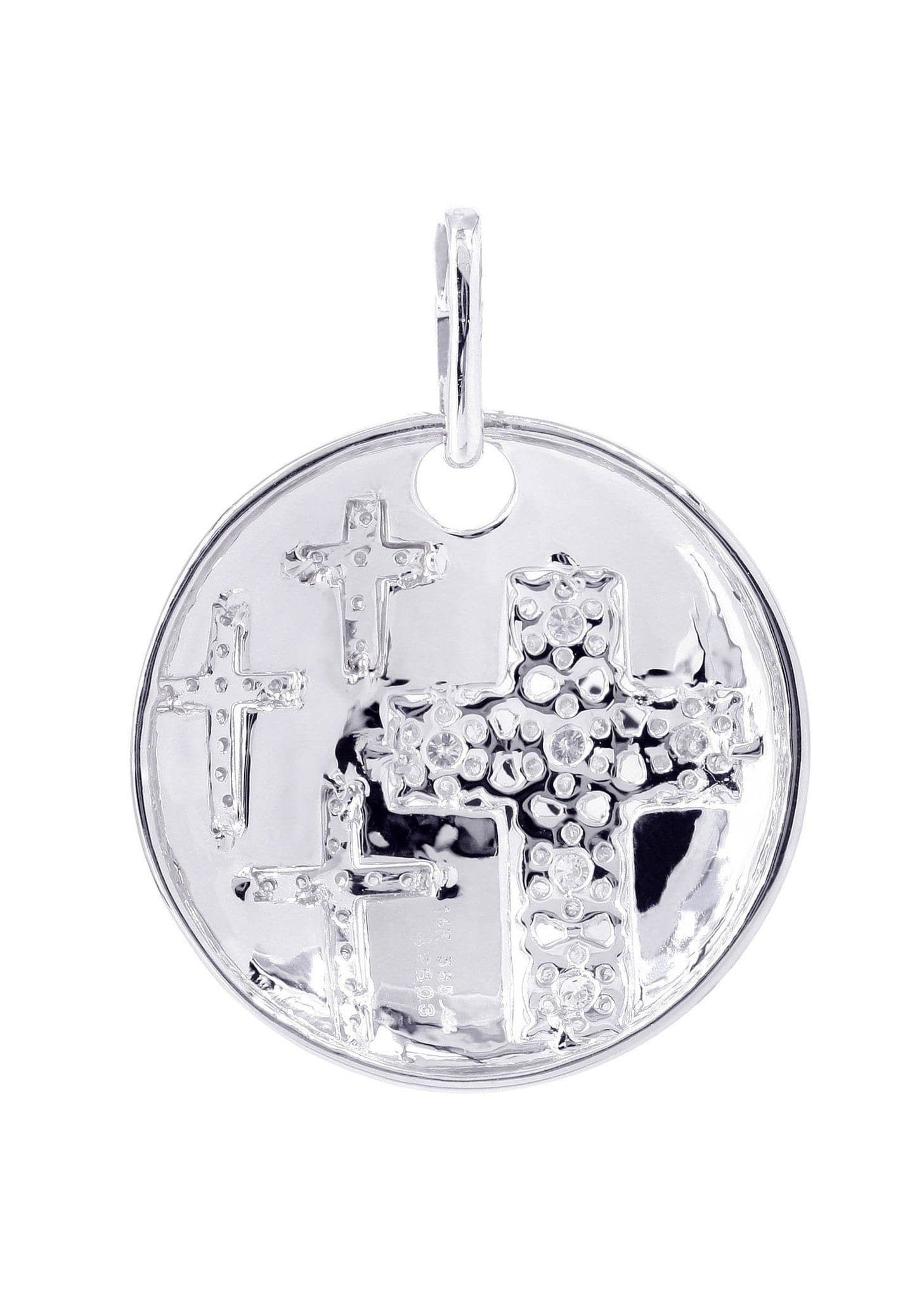0.81 Carat Diamond Cross Pendant Necklace - 4.96 Grams | Elegant Jewelry Gift for Women | Perfect for Weddings, Anniversaries & Special Occasions