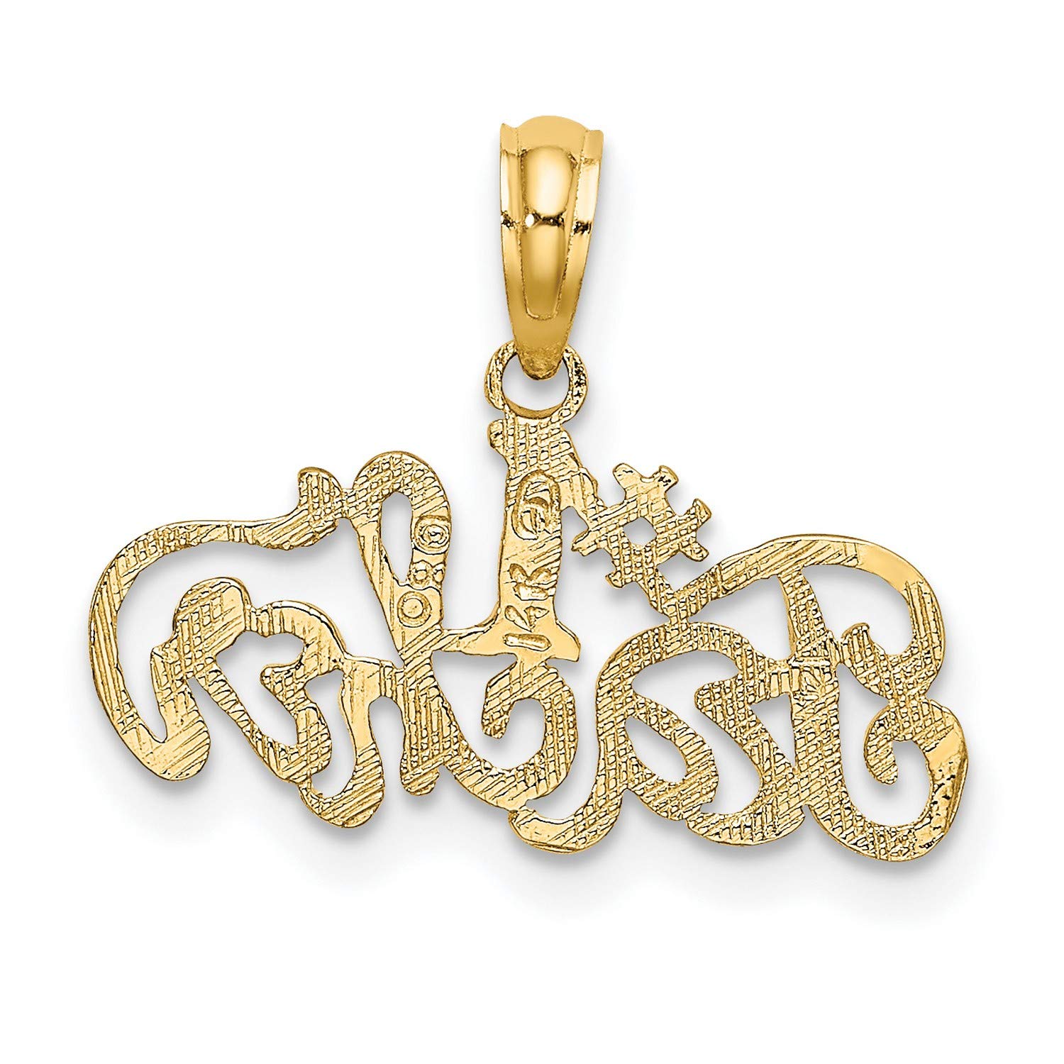 #1 Best Selling 14k Yellow Gold Teacher Charm Pendant - Perfect Gift for Educators, Appreciation Jewelry for Teachers, Graduation, Retirement & Special Occasions