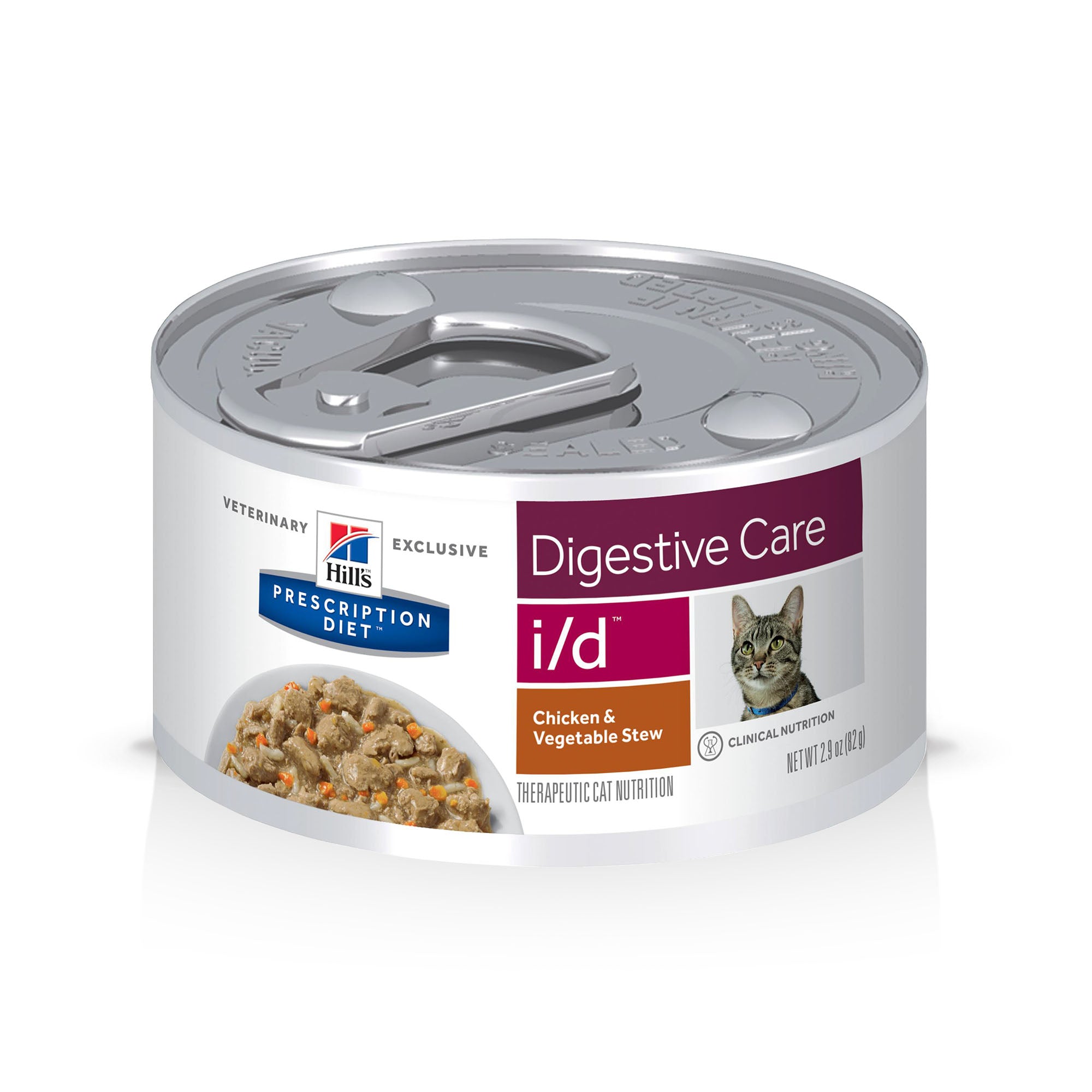 Hill's Science Diet Feline I/D Chicken & Vegetable Stew Wet Cat Food - 2.9oz (24 Cans) | Digestive Care for Cats | Perfect for Sensitive Stomachs & Recovery