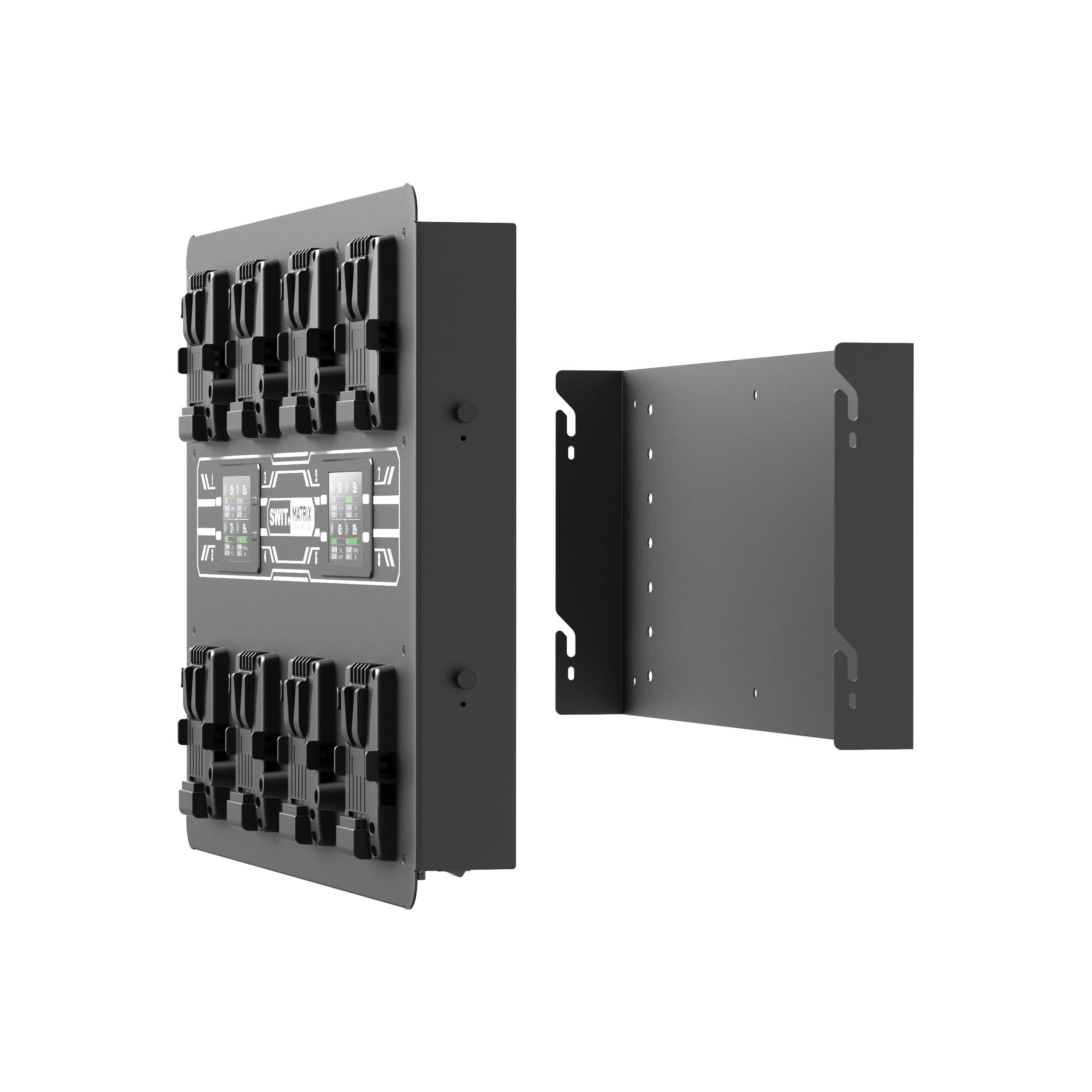 MATRIX S8 8×100W Ultra Fast V Mount Wall Charger - 800W Multi-Port USB C Charging Station for Laptops, Phones & Tablets - Perfect for Home, Office & Travel Use