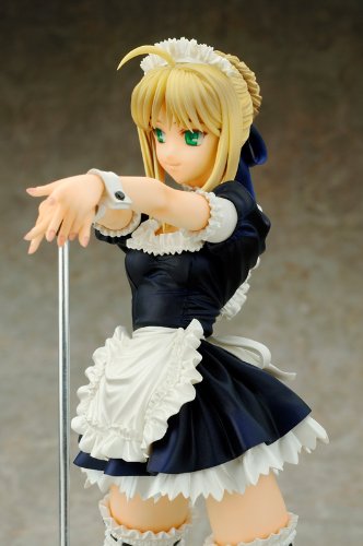 Fate/hollow ataraxia: Saber Maid Version R 1/6 Scale PVC Anime Figure - Perfect for Anime Collections, Gaming Room Decor, and Otaku Gifts
