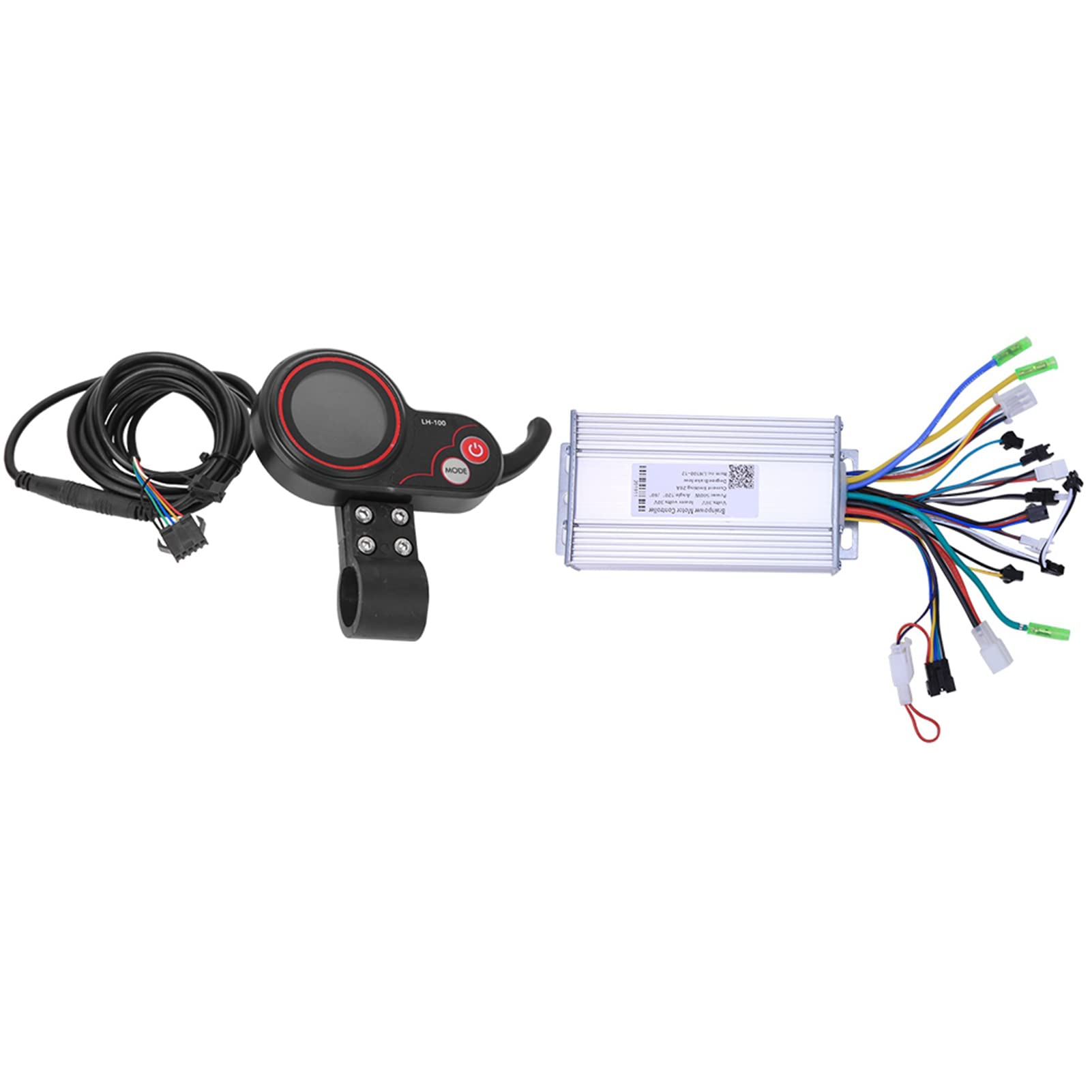 Uxsiya 36V 500W Electric Scooter Controller with LCD Display & Thumb Shifter - Waterproof E-Bike Speed Controller for Commuting & Outdoor Riding
