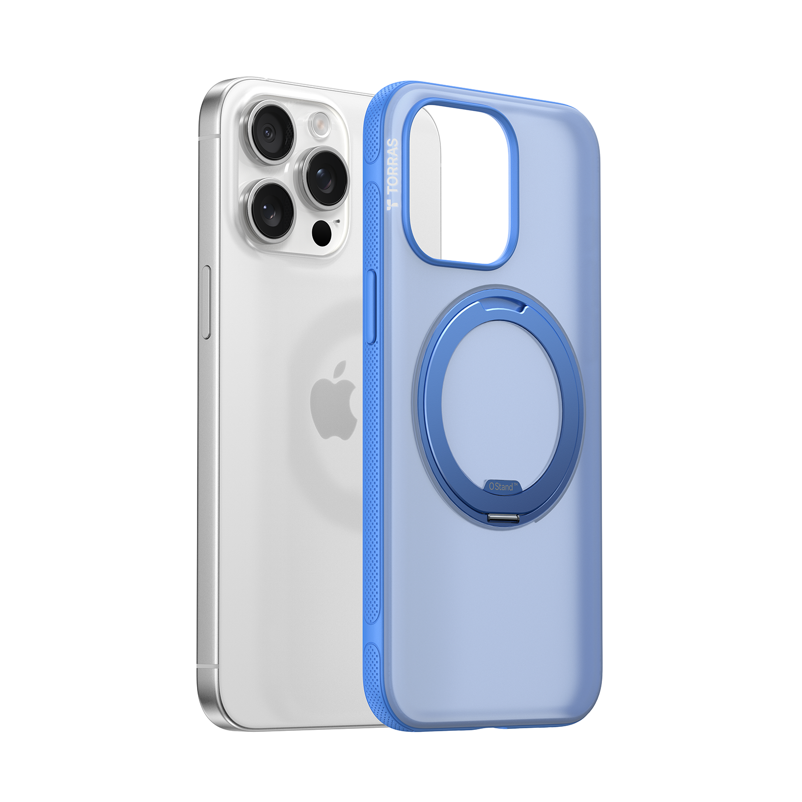 Ostand O3 Fitness iPhone 15 Pro Case - Shockproof & Slim Protective Cover with Grip for Workouts, Running & Outdoor Activities