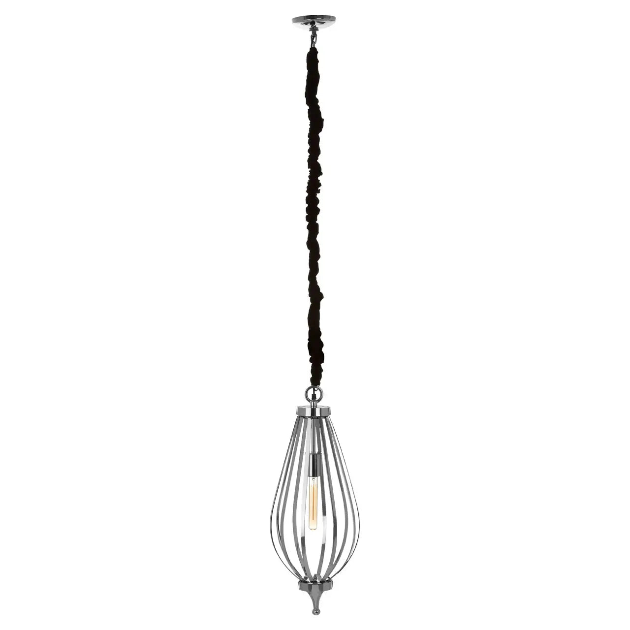 Collins Modern Pendant Light Fixture - Sleek Glass Shade with Brass Finish for Kitchen Island, Dining Room, or Bedroom Lighting