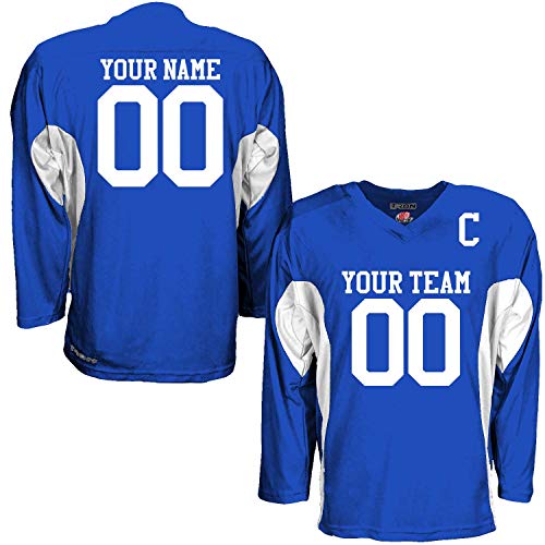 Royal Blue and White
