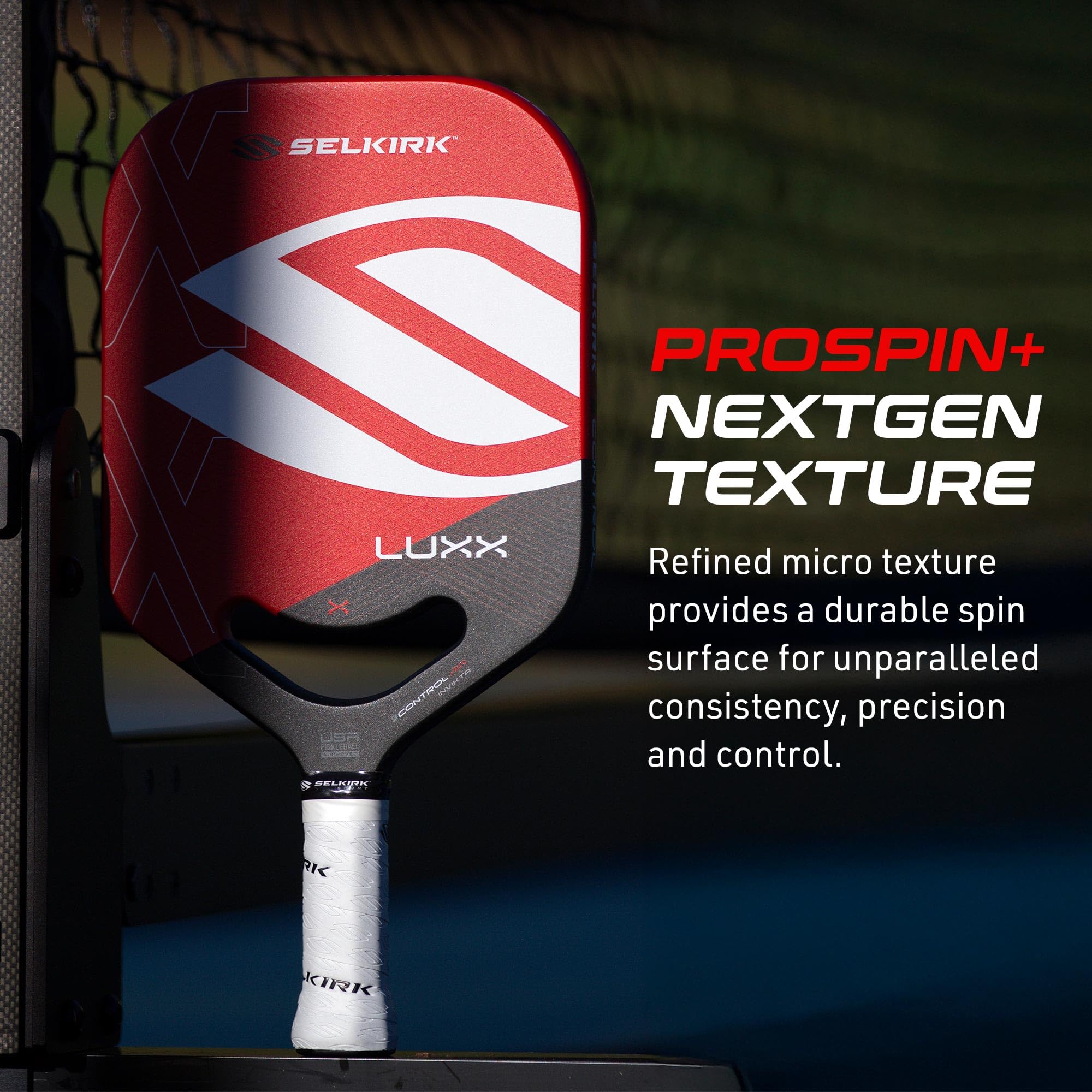 2024 Selkirk LUXX Control Pickleball Paddle - Premium Florek Carbon Fiber Surface with Polypropylene X7 Core for Enhanced Power & Precision | Perfect for Competitive Play & Recreational Pickleball Games