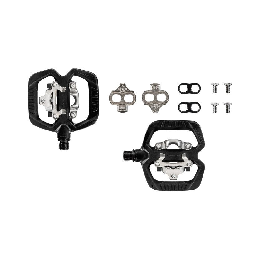 Look Geo Trekking Hybrid Pedals - Durable Bike Pedals for Mountain & Road Cycling - Perfect for Commuting, Touring & Outdoor Adventures