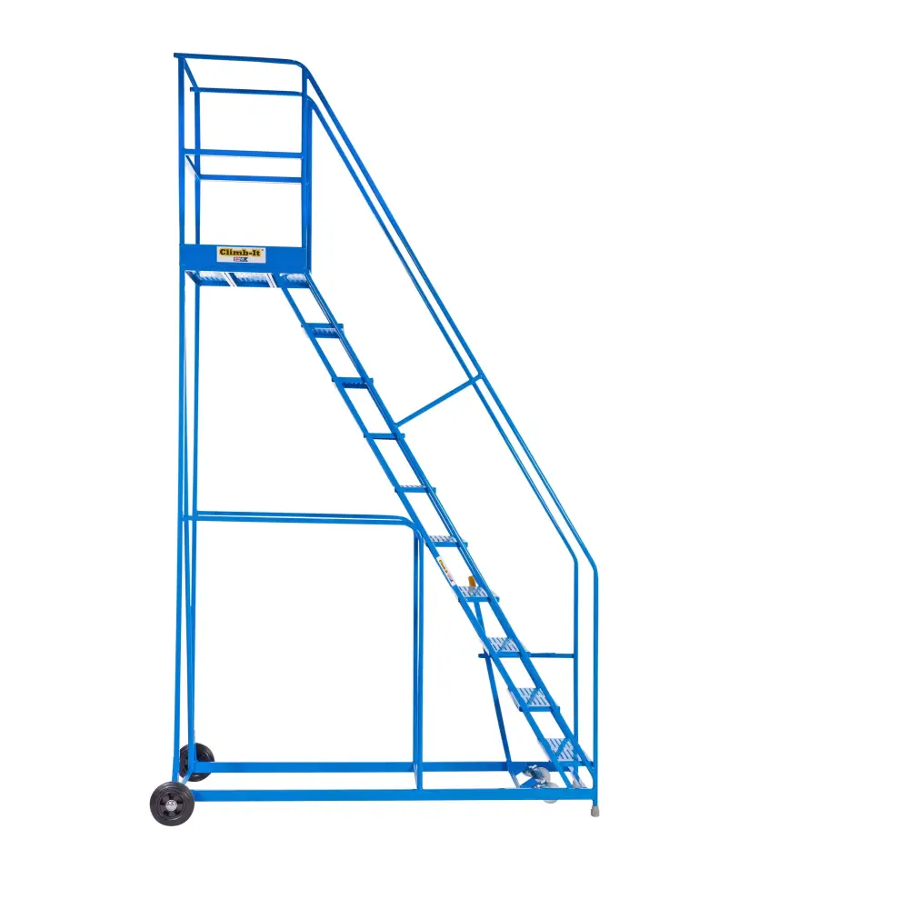 Climb It UK Warehouse Steps - Heavy Duty Steel Ladder for Home & Industrial Use | Perfect for Storage, Shelving & Maintenance