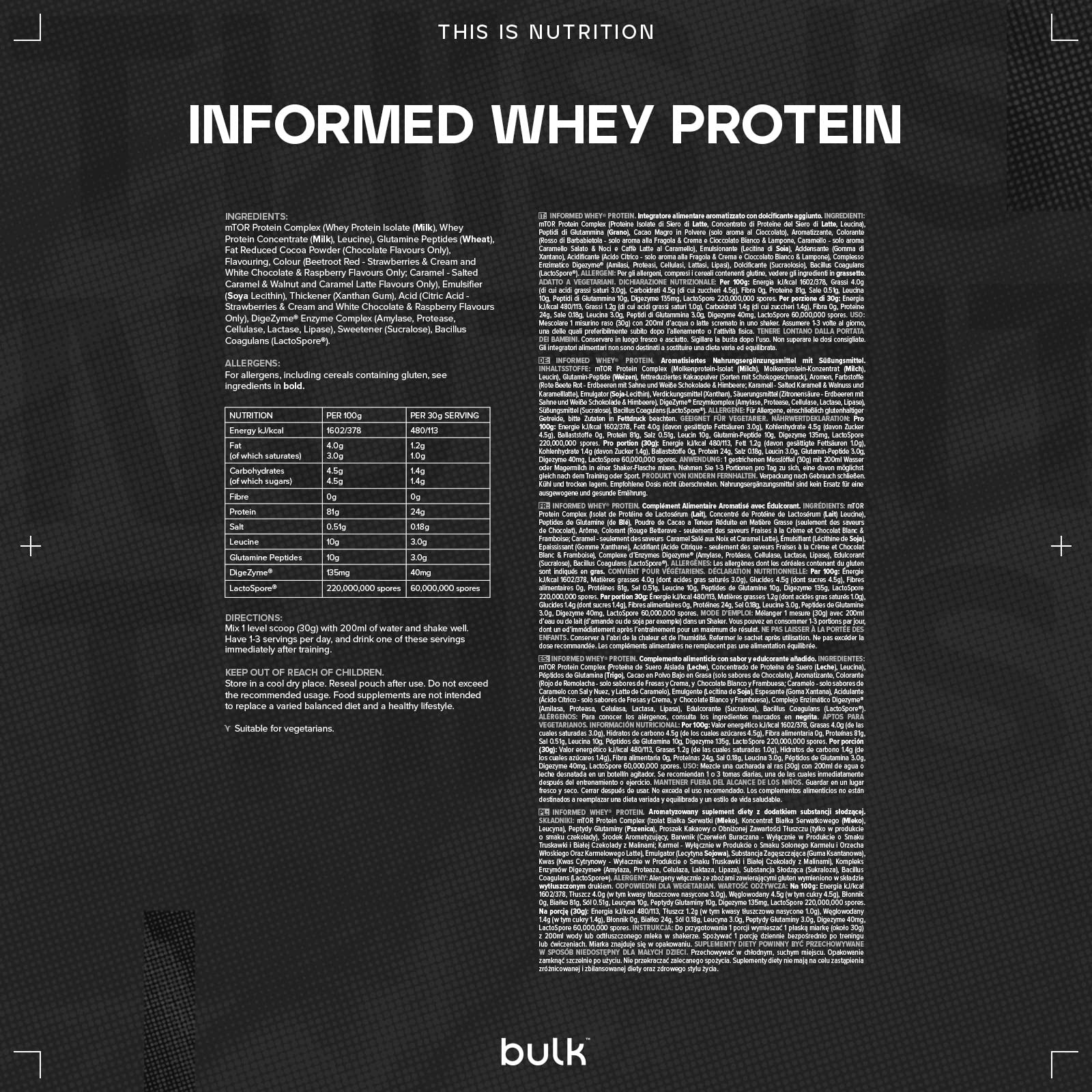 Premium Whey Protein Isolate Powder - 5lb Bulk (Salted Caramel & Walnut) with Digestive Enzymes for Muscle Recovery | Post-Workout Shake, Meal Replacement & Healthy Snack for Athletes & Fitness Enthusiasts