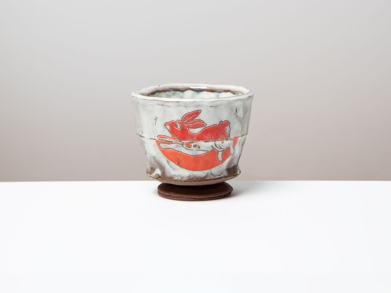 Handmade Japanese Footed Yunomi Tea Cup - Traditional Ceramic Tea Drinking Cup for Matcha, Sencha & Green Tea - Perfect for Tea Ceremonies & Daily Use