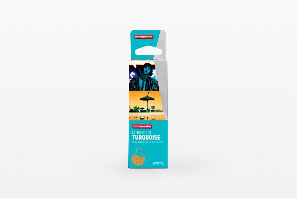 Lomography Lomochrome Turquoise XR 100-400 Color Film 110 Format - Perfect for Creative Photography, Vintage Effects & Experimental Shooting