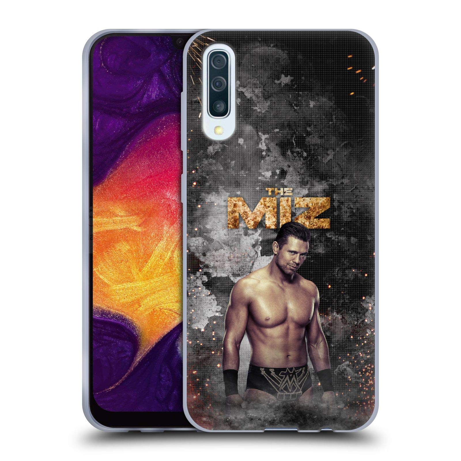 Head Case Designs WWE The Miz Soft Gel Case for Samsung Galaxy A50/A30s (2019) - Durable Protective Cover for Wrestling Fans & Daily Use