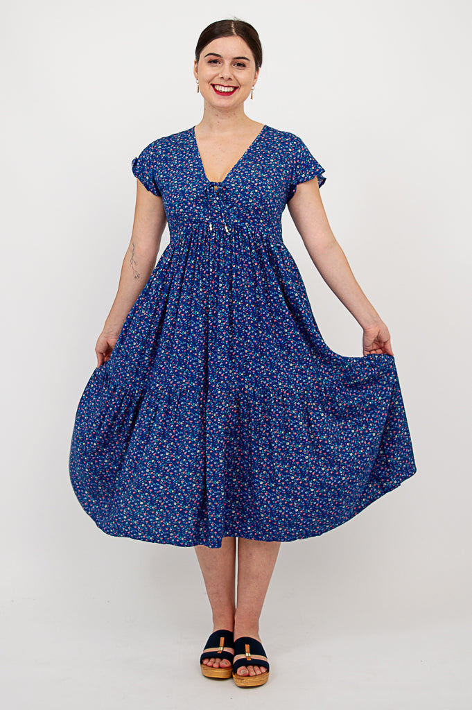 Julie Dress - Elegant Women's Floral Summer Dress | Perfect for Casual Outings, Parties & Date Nights
