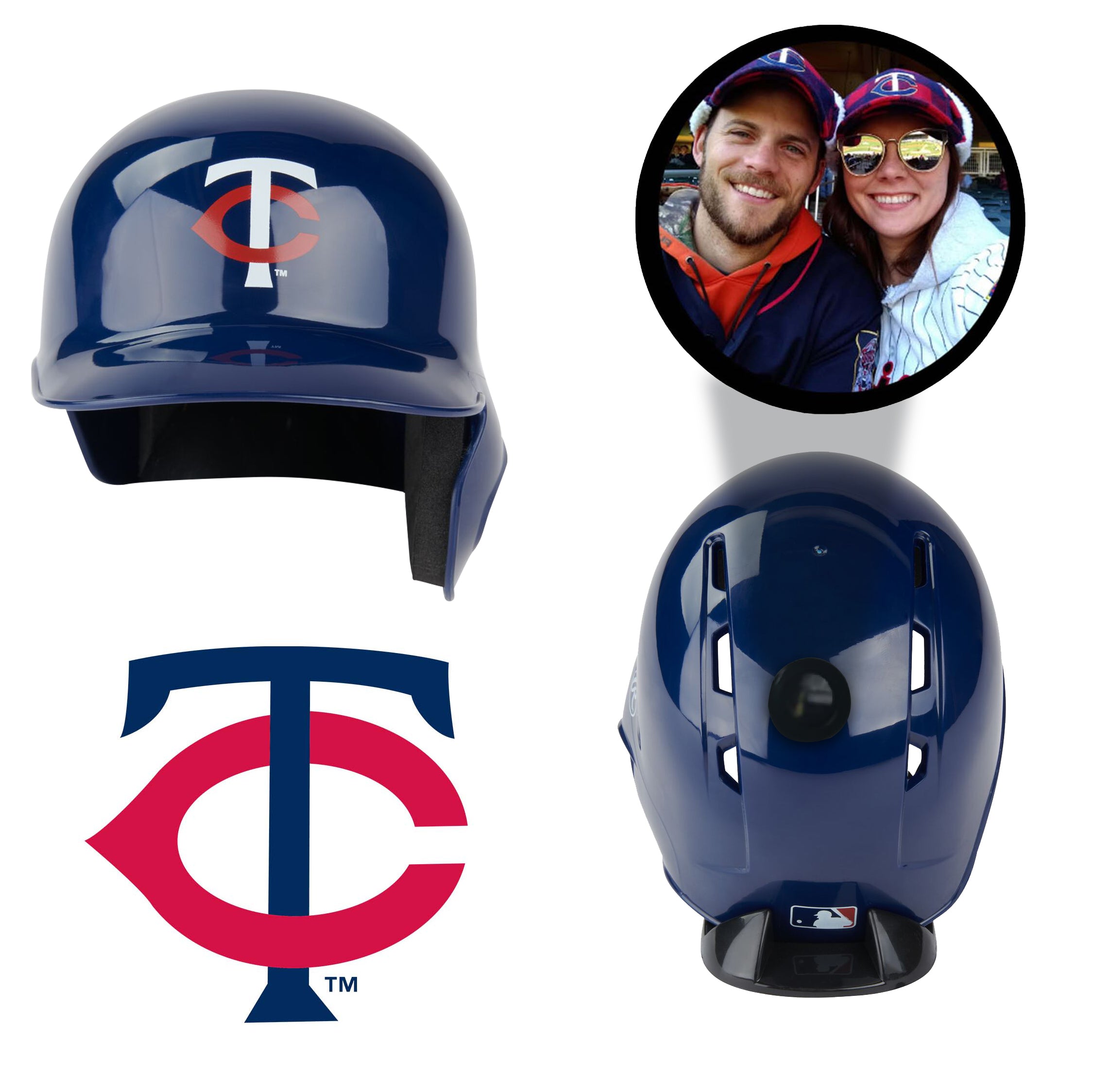Minnesota Twins MLB Mini Batting Helmet - Authentic Collectible Baseball Memorabilia for Fans & Display - Perfect for Home Decor, Sports Gifts, and Game Day Accessories