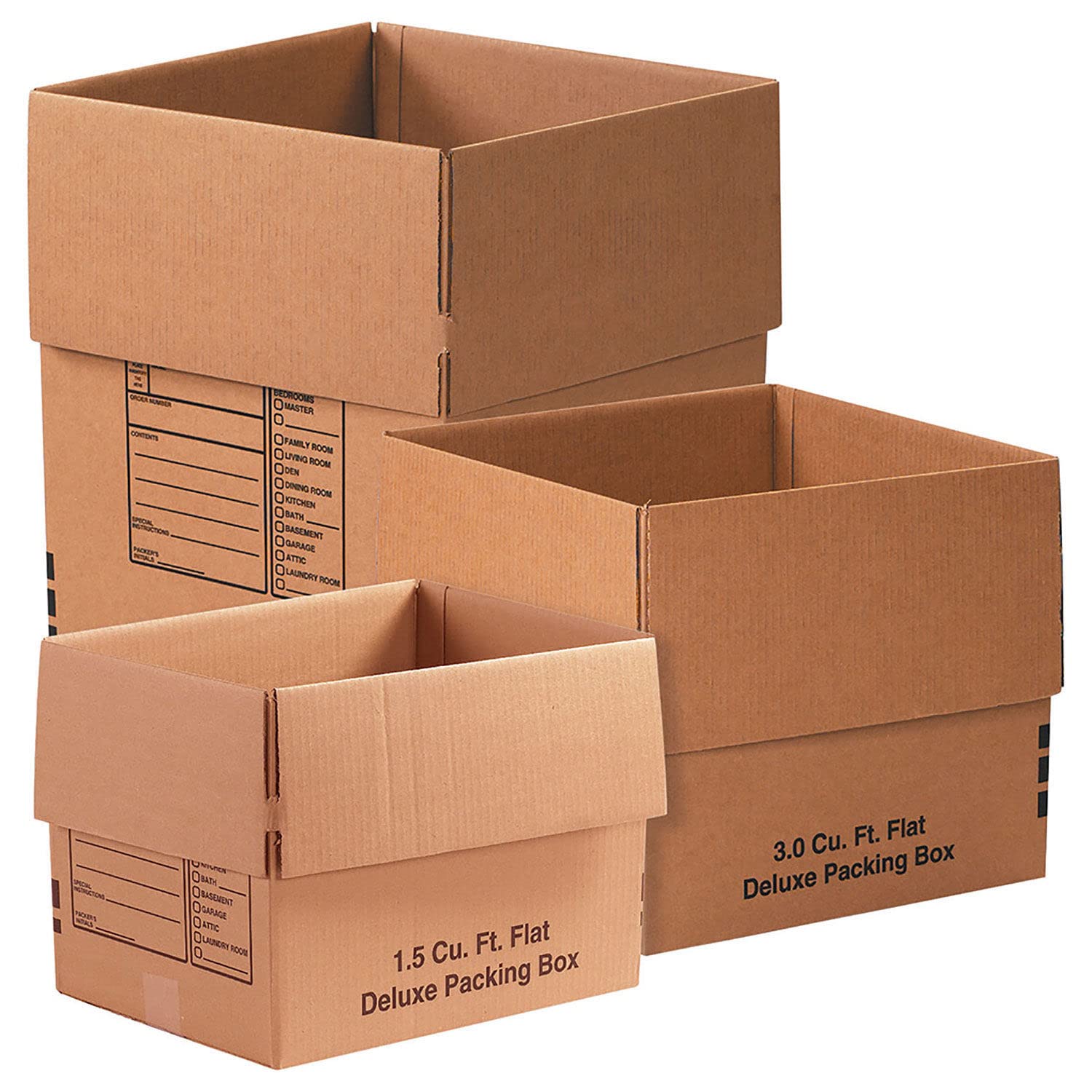 #1 Moving Box Combo Pack - Heavy Duty Cardboard Boxes for Home & Office Relocation - Perfect for Packing, Shipping & Storage