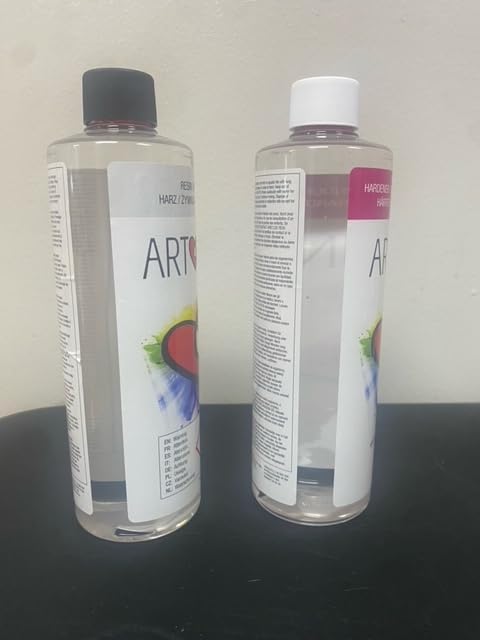 ArtResin Clear Epoxy Resin Kit - 32 oz (16 oz Resin + 16 oz Hardener) - Non-Toxic, High Gloss Finish for DIY Crafts, Jewelry, Woodworking & Resin Art Projects