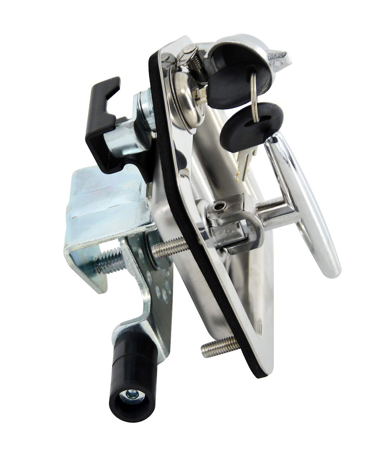 Heavy Duty T-Handle Tool Box Latch - Secure Locking Mechanism for Tool Chests, Truck Beds & Storage Cases - Durable Metal Drawer Latch for Workshop, Garage & Industrial Use