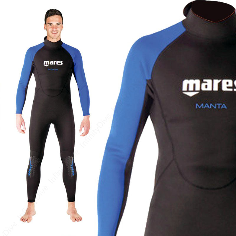 Mares Steamer Manta 2.8mm Neoprene Wetsuit for Men - Scuba Diving, Snorkeling & Water Sports | Premium Thermal Protection for Cold Water Adventures