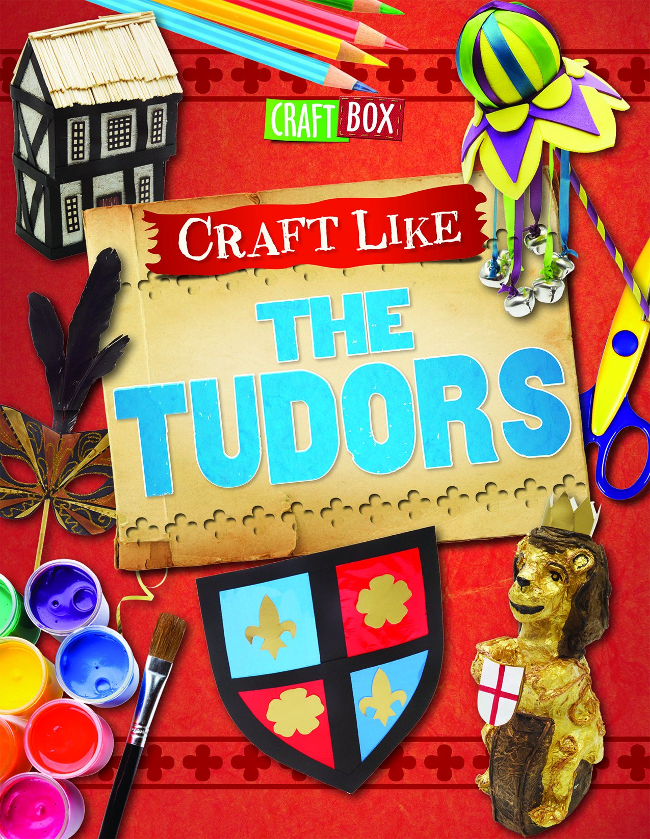 Tudor Era Craft Box - DIY Historical Craft Kit for Kids & Adults | Perfect for Educational Projects, Medieval Themed Parties & Home Decor